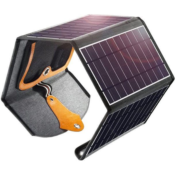 22W Portable Solar Panels with 2 USB Port